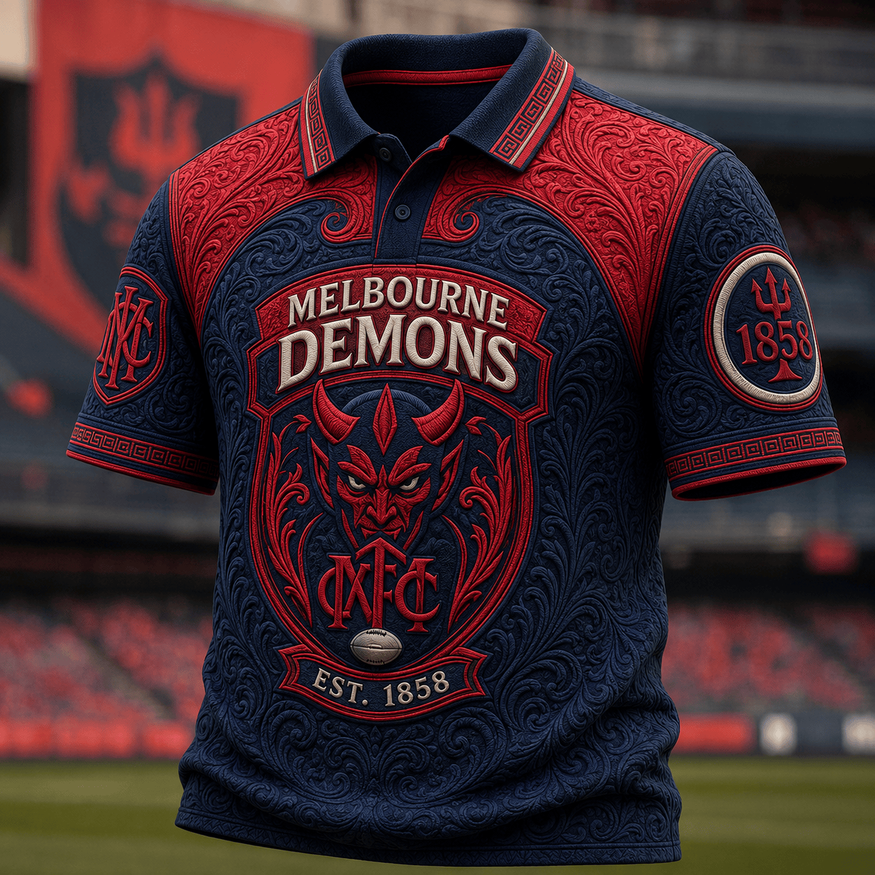 PREMIUM MBD EMBOSS POLO SHIRT HQH